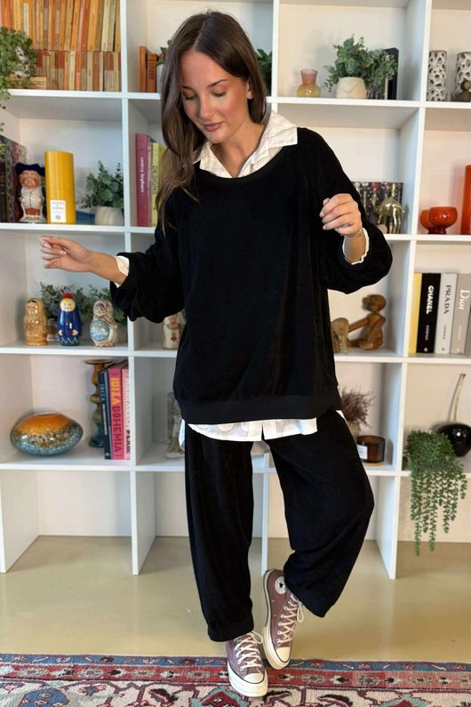 Terry B Classic Sweatshirt Black